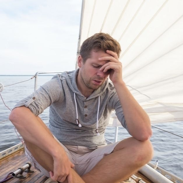 Seasickness, the biggest fear of all novice sailors, is said to comprise of 2 phases. In the first, you are so sick that you think you’re going to die and in the second, you’re afraid you won’t.  