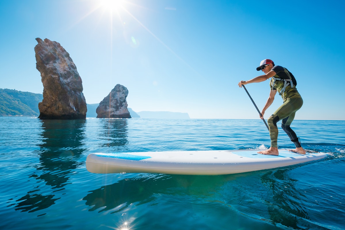 Did you know that you can also do surfing, fishing, yoga or fitness on a paddleboard?