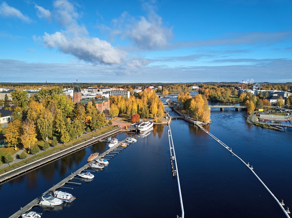 The land of a thousand lakes, deep forests and Finnish saunas.