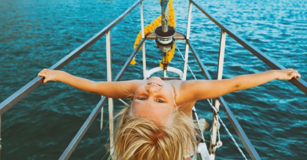 Take kids boating. Here are few tips how to survive on a boat with kids.