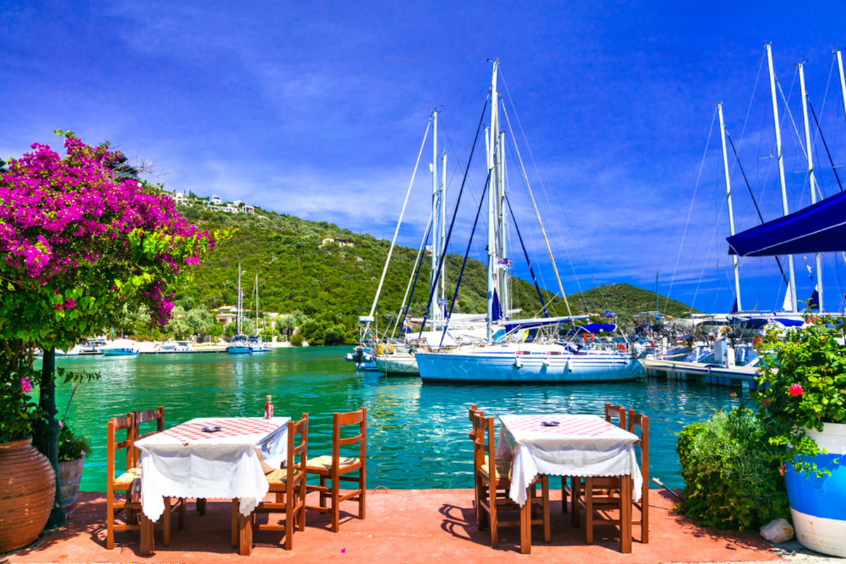 Discover Greece's premier marinas, where you can dock, restock, and rejuvenate.