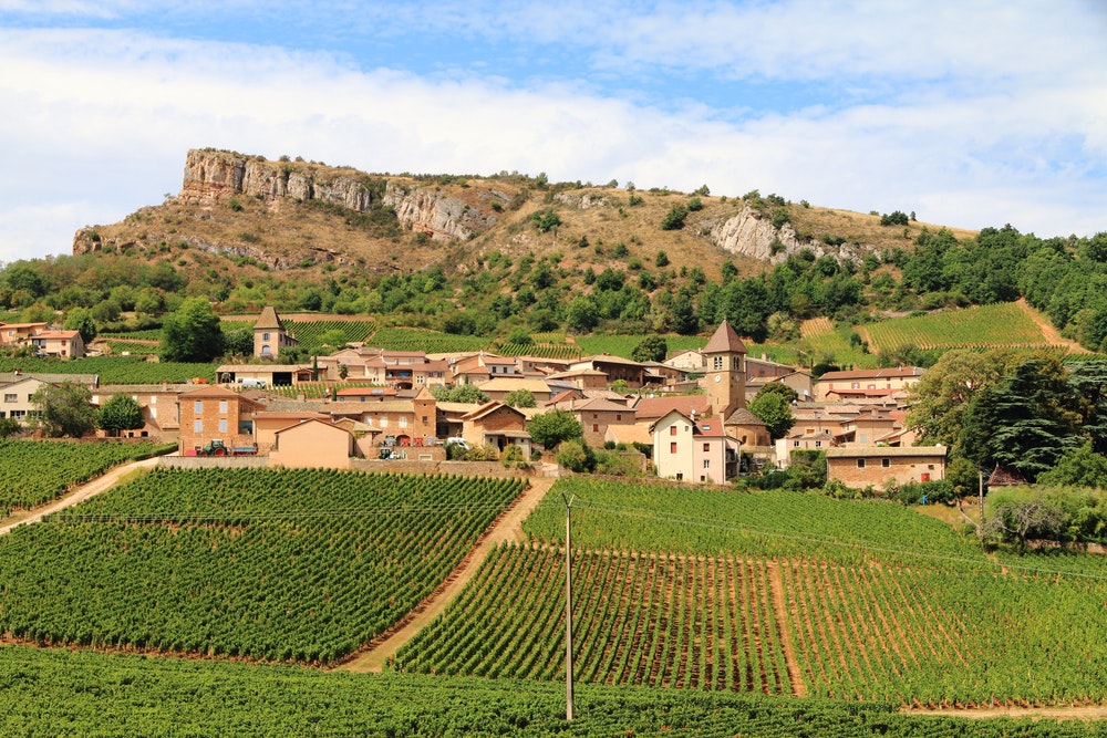 Oblast Franche Comté, vesnice, příroda, vinice