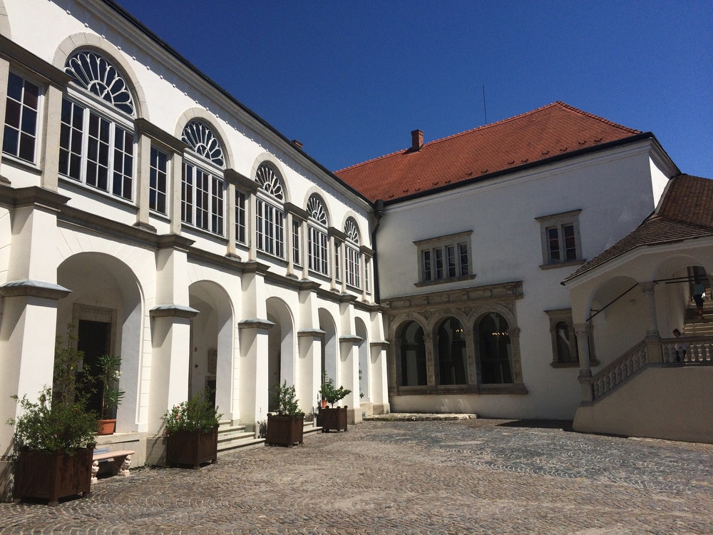 Spätrenaissance-Schloss Rákóczi in Sárospatak, Nordungarn.
