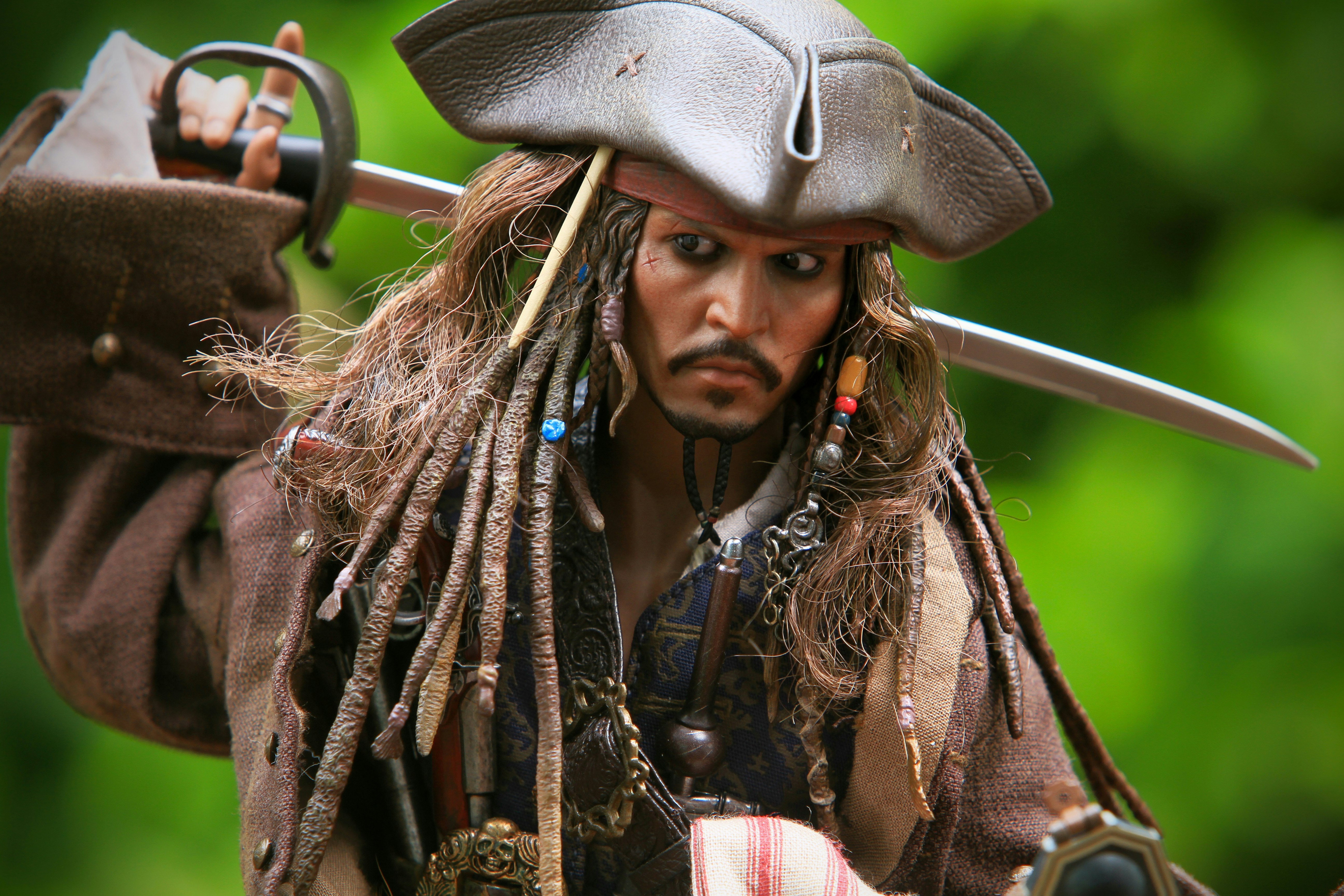 Jack Sparrow, Pirates of the Caribbean.