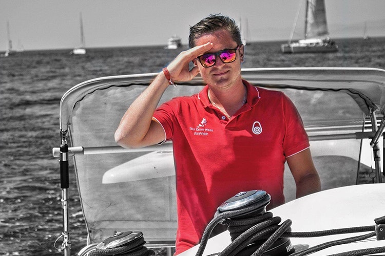 Daniel Šenekl, kaptein i 6 år på The Yacht Week