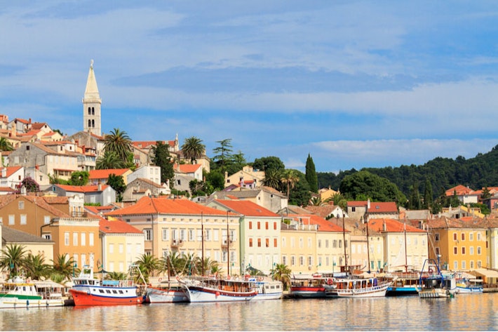 The waterfront in Mali Losinj in Croatia is perfect for a stroll