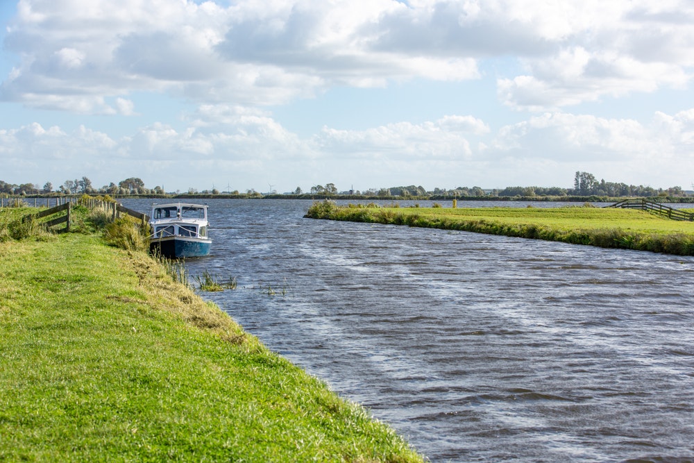 The Kagerplassen waterscape in the southern Netherlands. 