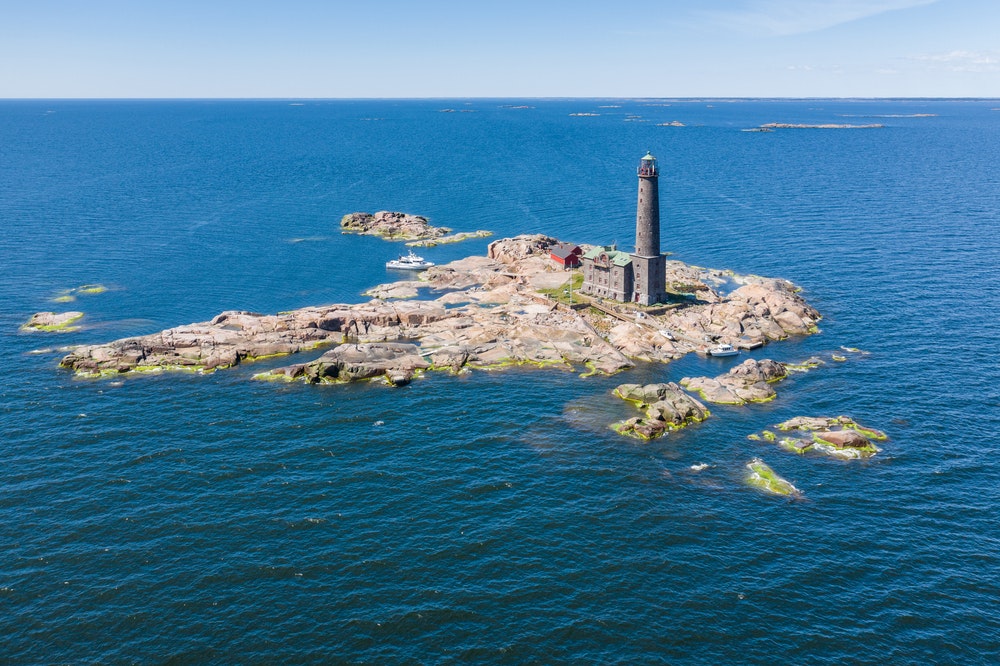 Bengtskär lighthouse in the Gulf of Finland.