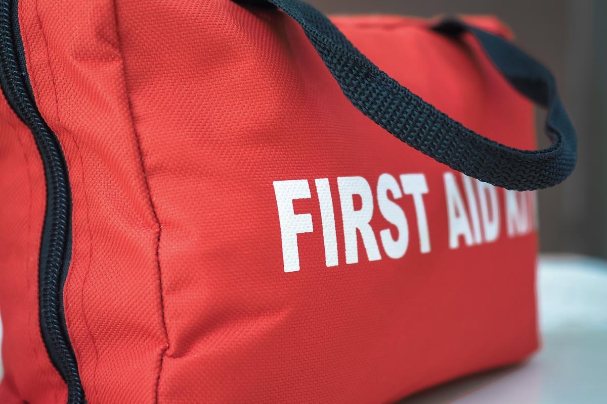 All crew members should know the location of the first aid kit on board