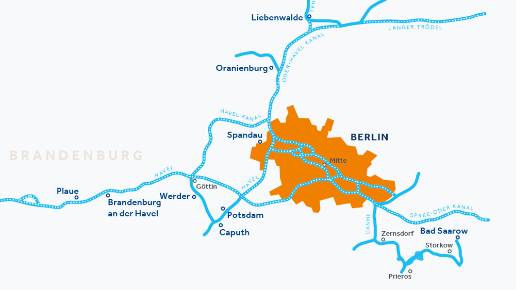 Berlin_Brandenburg_Germany_kart over navigasjonsområdet