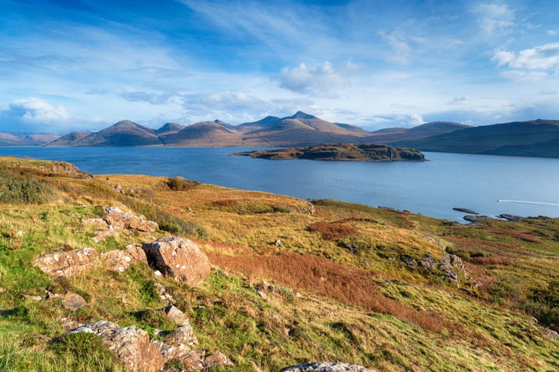 Seilasen førte oss gjennom de mest fantastiske stedene på de skotske øyene