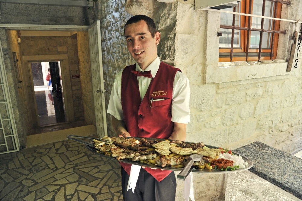 Croatian waiter