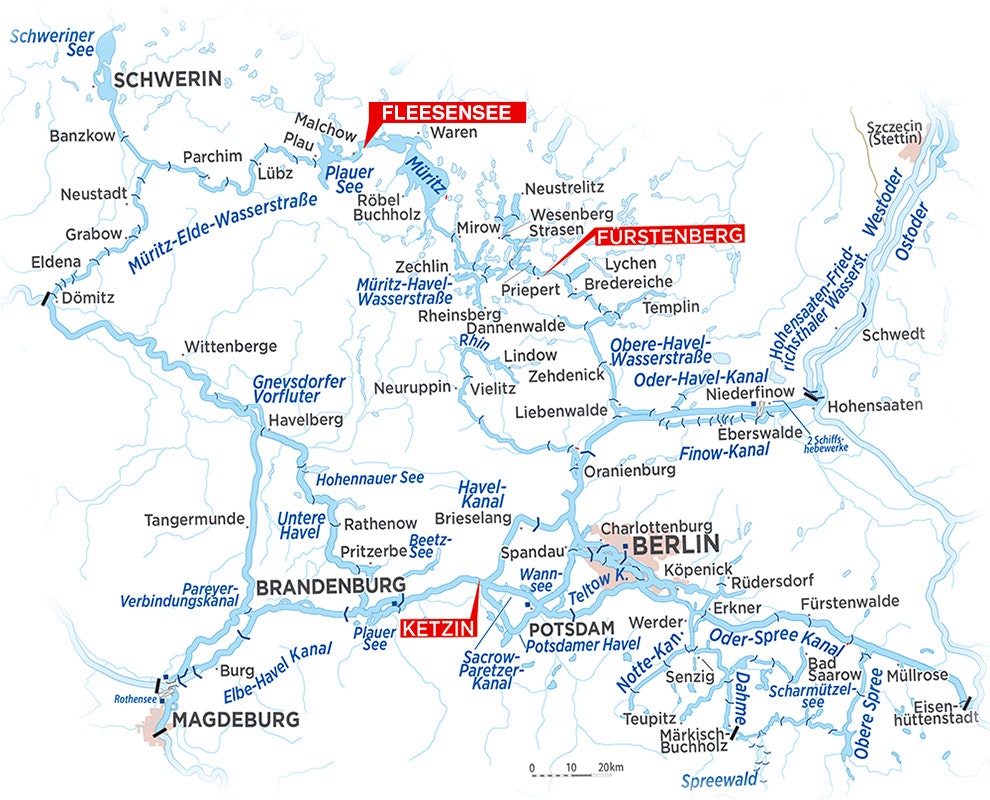 Berlin_Brandenburg_Germany_χάρτης της περιοχής πλοήγησης