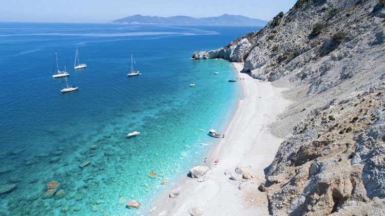 You can secure your youth at Lalaria Beach on Skiathos Island