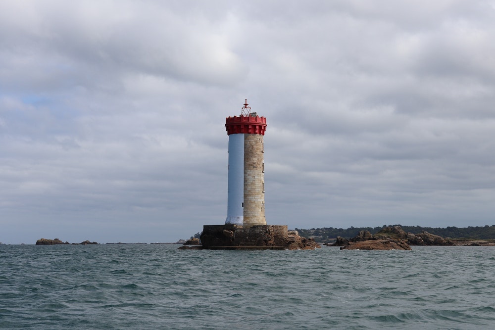 Ploubazlanec Lighthouse, France.