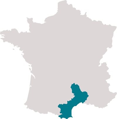 Názorná mapa oblasti du Midi