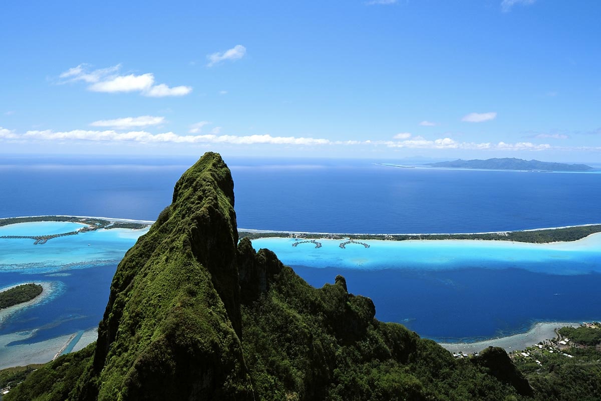 Bora Bora s horou Otemanu Francouzská Polynesie