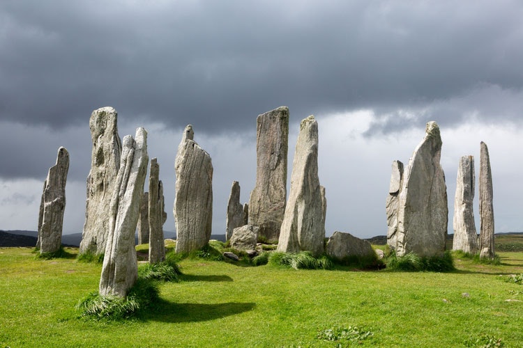 Celtic standing stones in Callanish