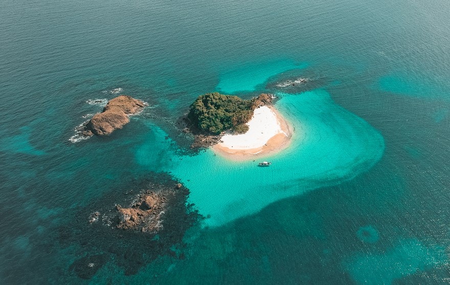 Coiba Island in the Pacific coast, in the Gulf of Chiriquí. In the past it was a penal colony, now it is part of the Coiba National Park.