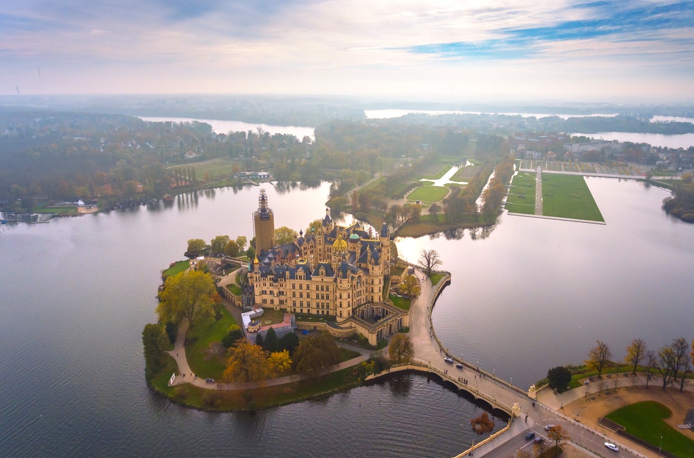 Κάστρο Schwerin στο Mecklenburg.