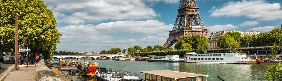 11 steder å dra med en husbåt i Frankrike