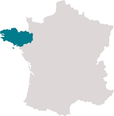 Mapa oblasti Charente