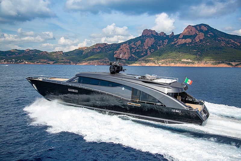 Super yacht Freedom by designer Roberto Cavalli