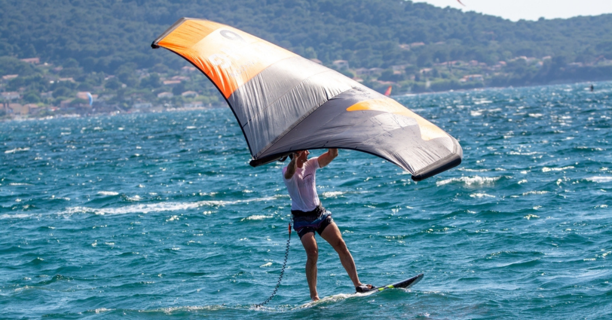 Wingsurfing is becoming more and more popular