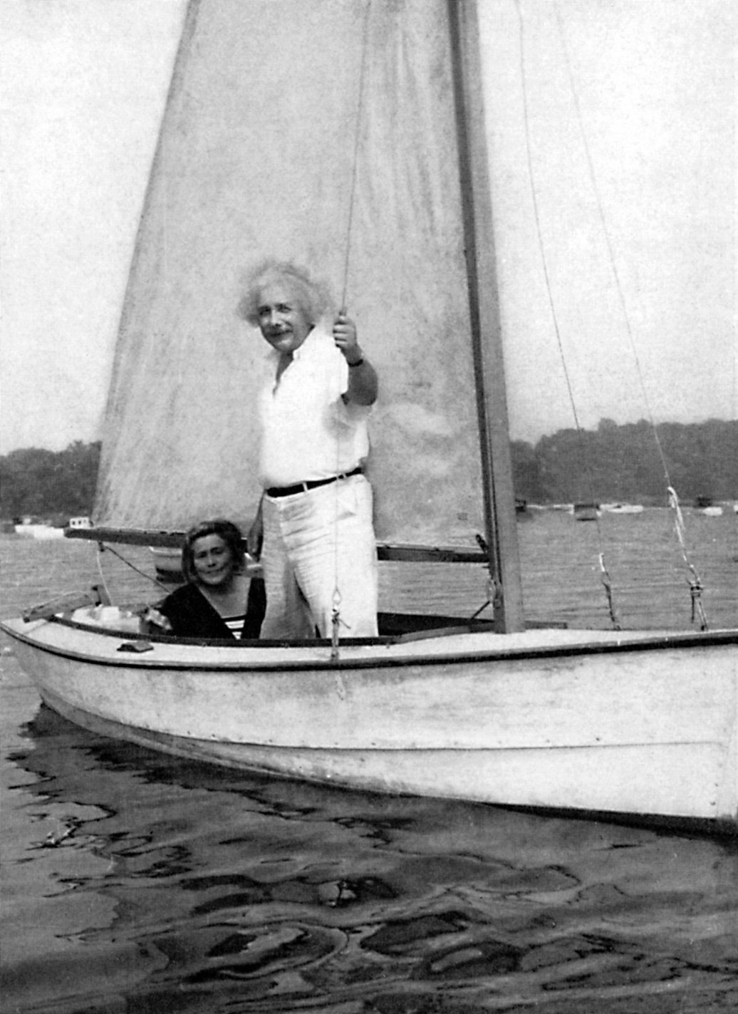 ©Alamy.com, enthusiastic sailor Albert Einstein