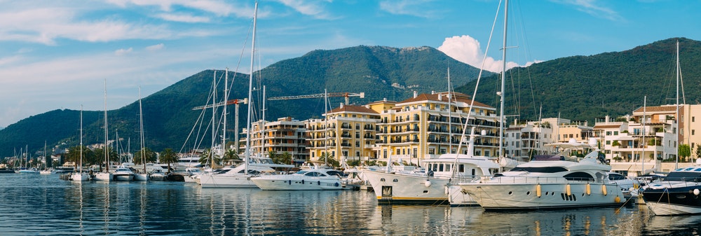 Die besten Yachthäfen in Montenegro