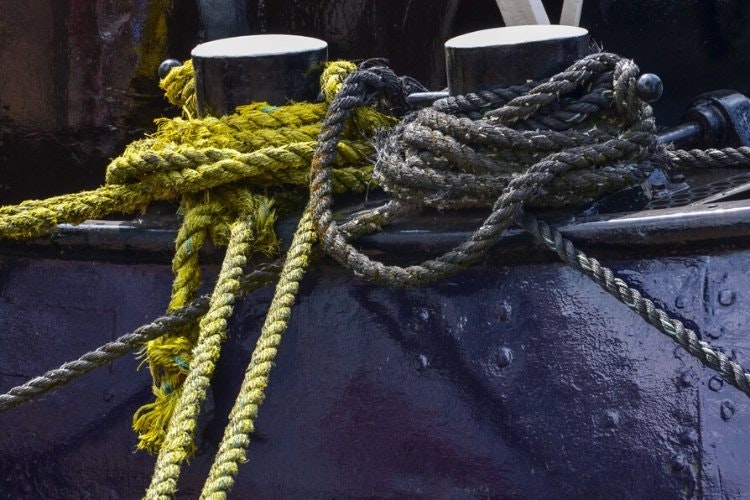 Lanyard and anchoring lines must be able to withstand mechanical and chemical stresses