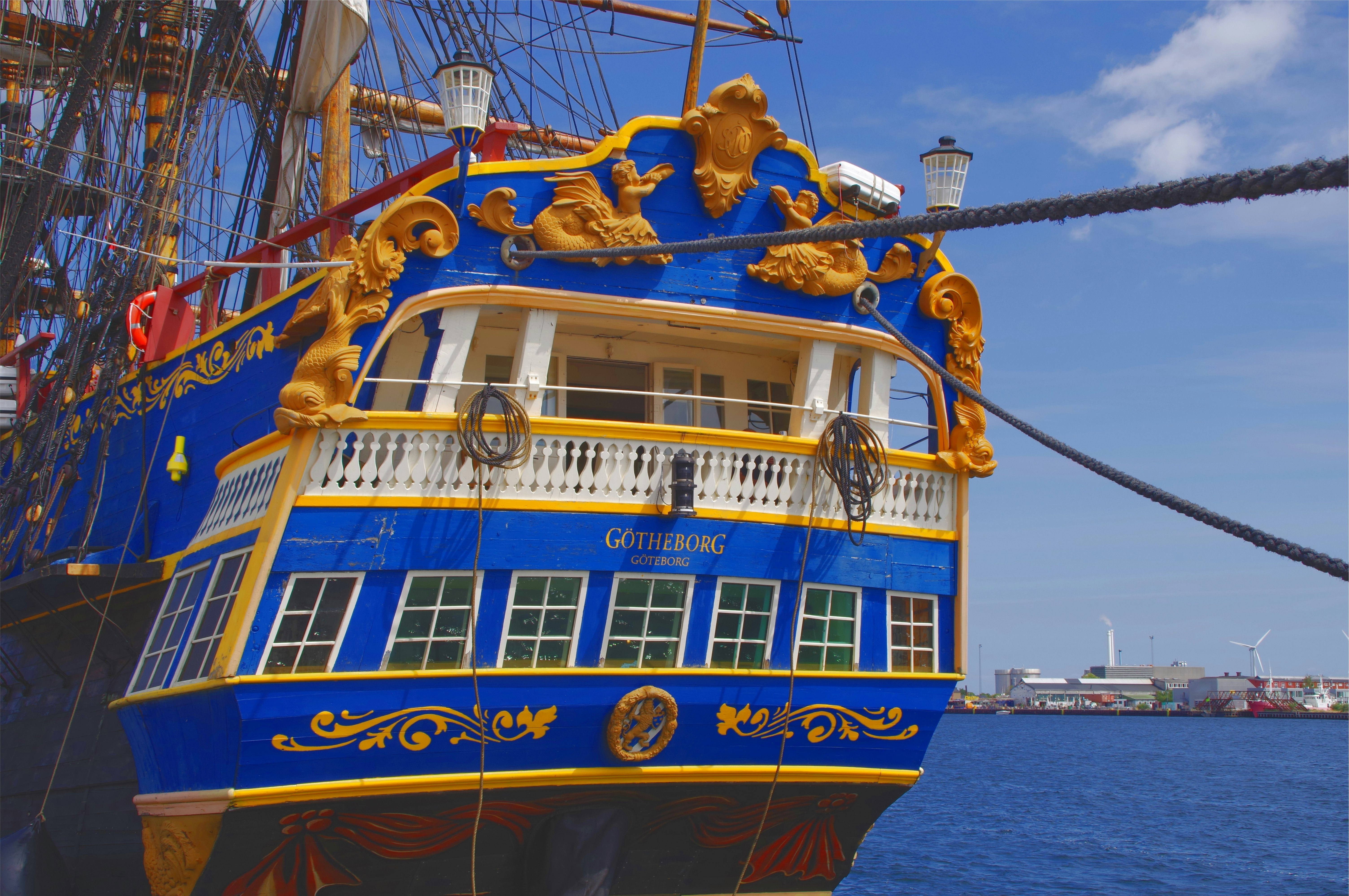 Kopie lodi Götheborg při jedné z jejích expedic. Zdroj: Shutterstock