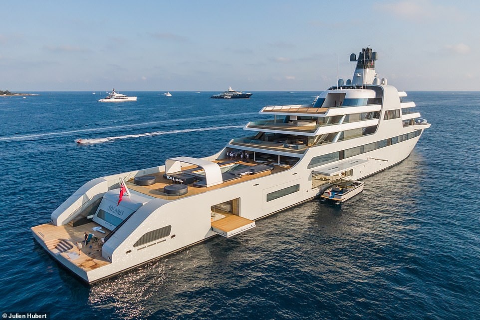 Billionaire Roman Abramovich's superyacht Solaris
