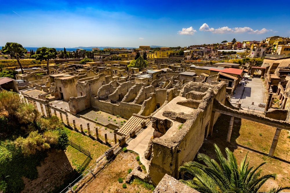Zřícenina Herculaneum (na seznamu světového dědictví UNESCO)