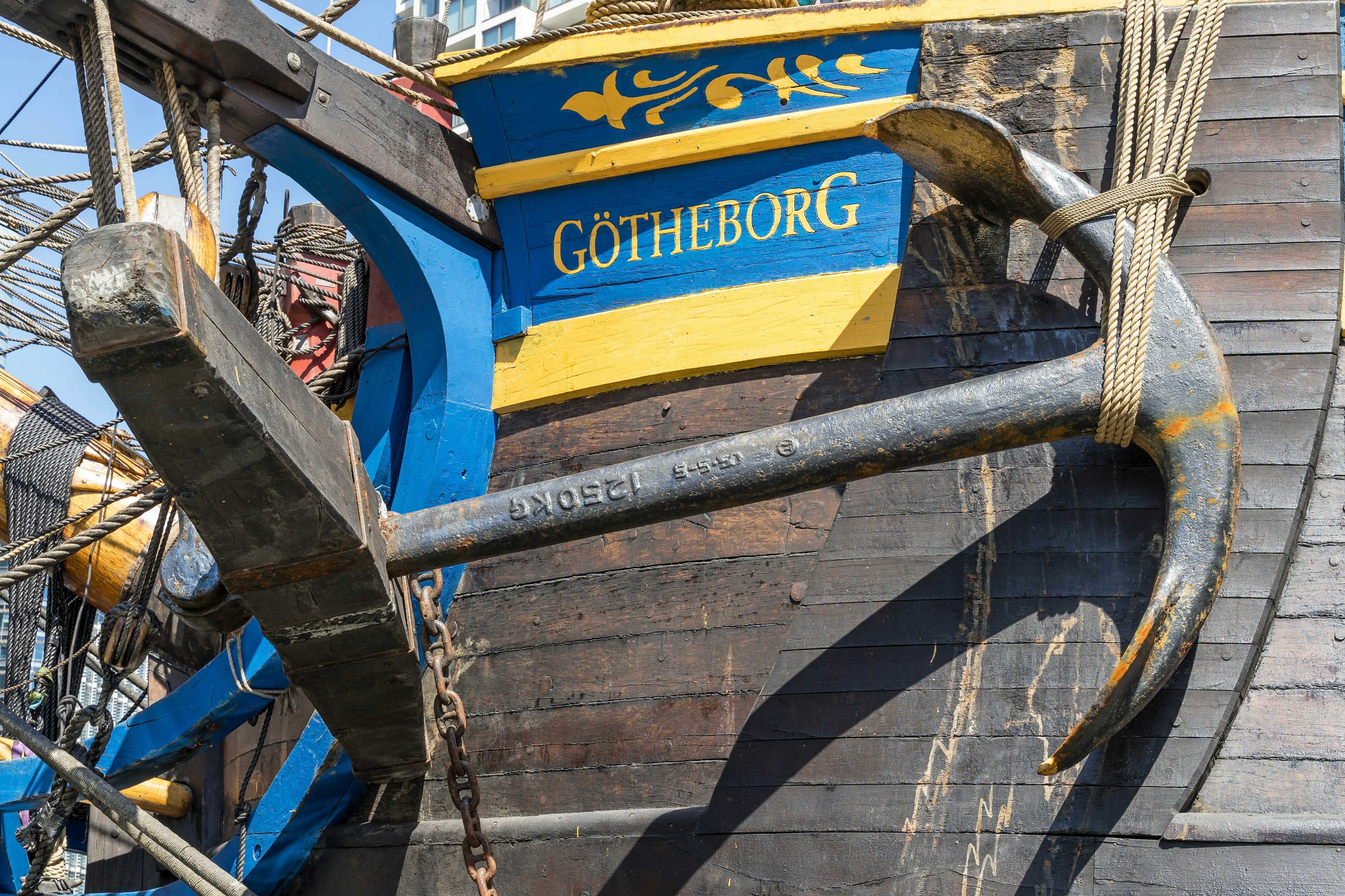 Švédská plachetnice Götheborg, replika švédské východoindické lodi Götheborg. Zdroj: Shutterstock