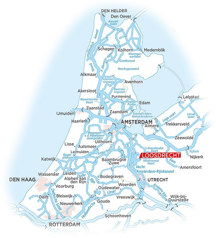 Loosdrecht_NL_haritası