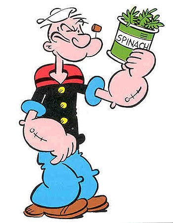 Popeye der Seemann.