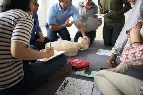 First aid course