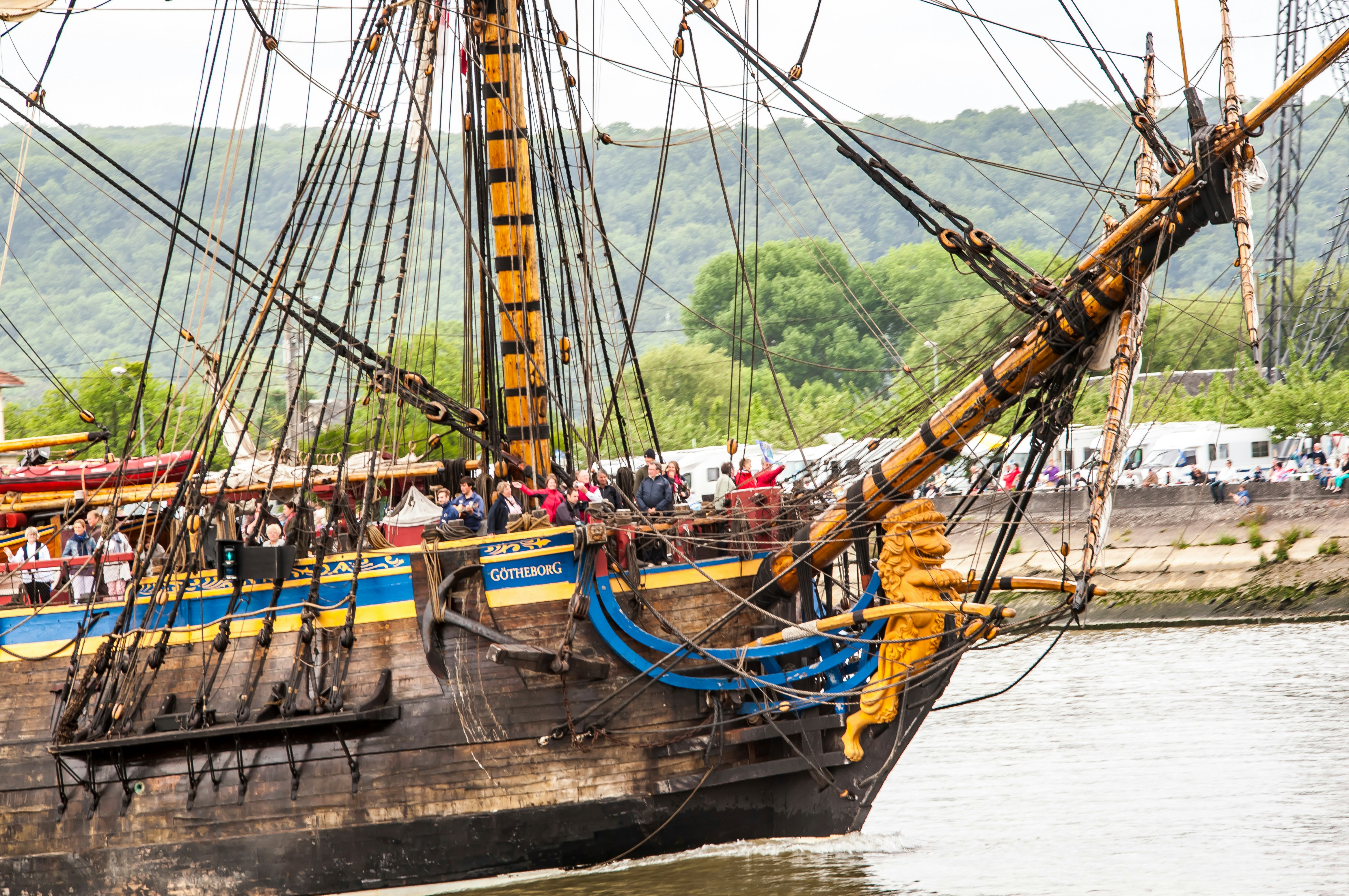 Plavba lodi Ghöteborg od Sweden po francouzské Sieně. Zdroj: Shutterstock 