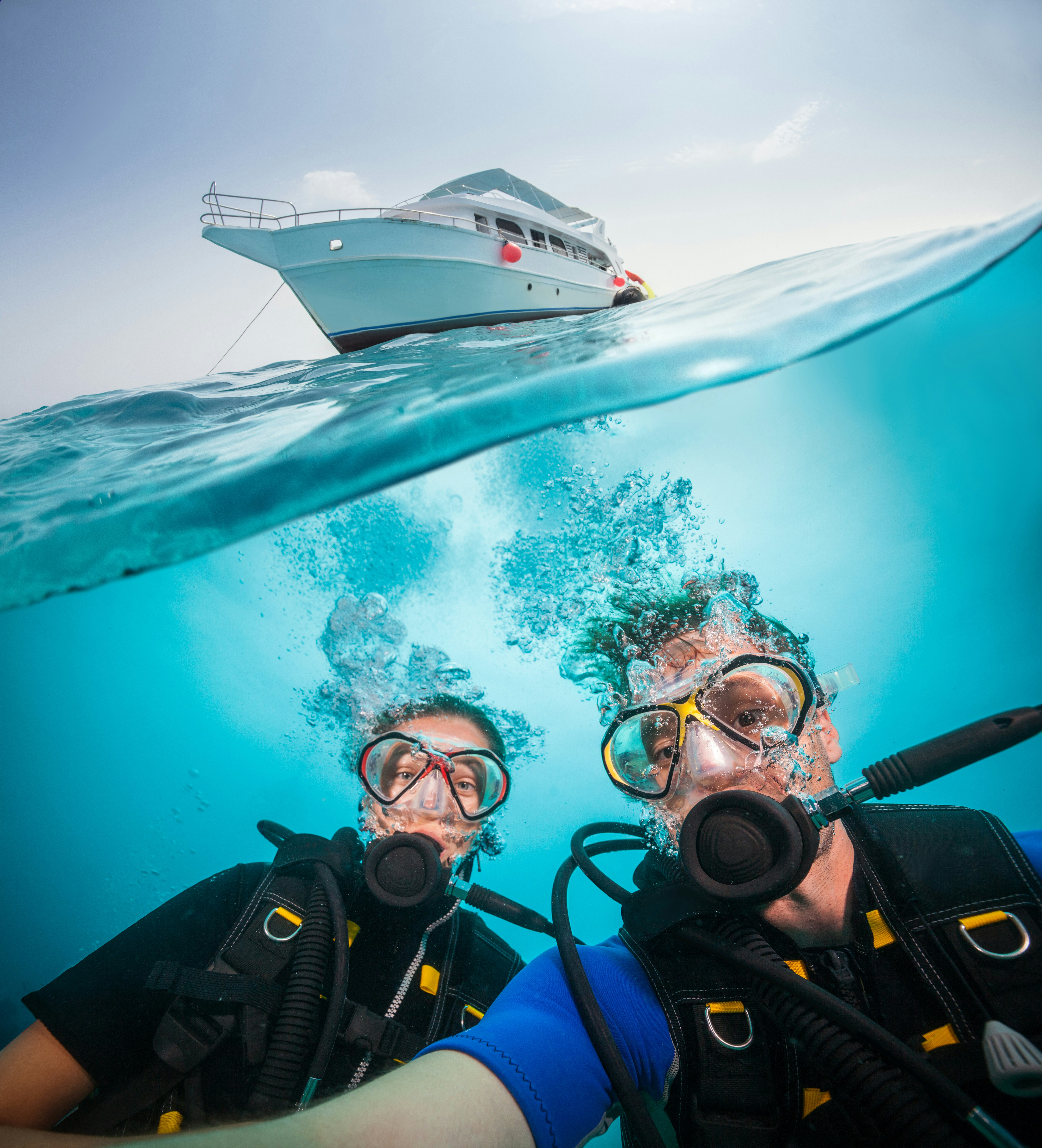 Diving with a partner is a basic rule of recreational diving