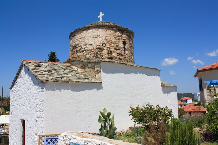 Kirke på øya AlónissosAnchor