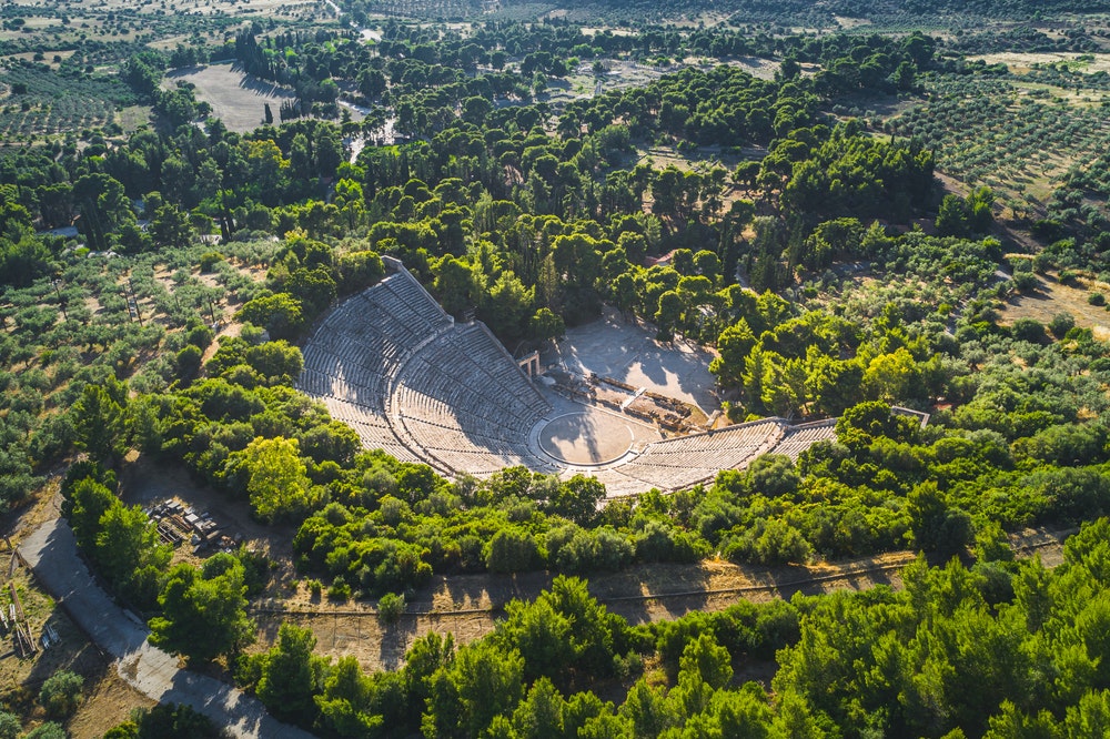 Epidaurus Theatre is a masterpiece of ancient Greek engineering and architecture.