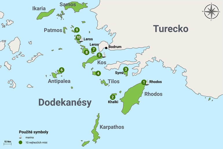 Vene- ja huvivenevuokraus Dodekanesian