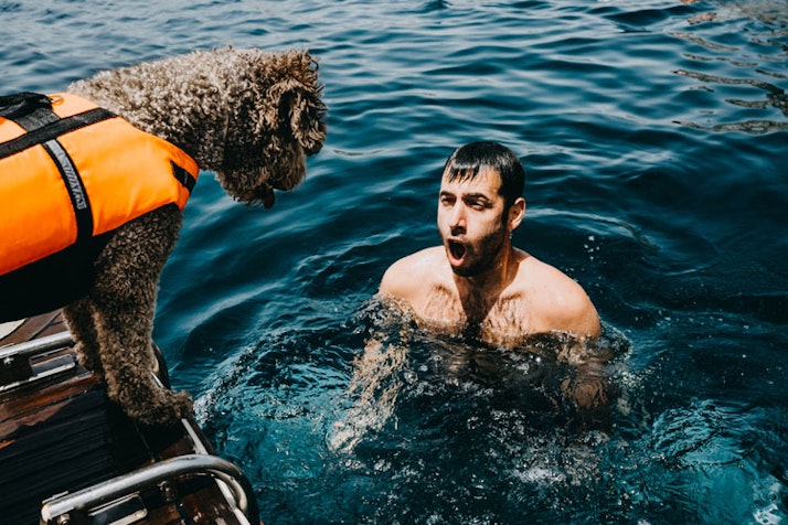 Se psy, kteří milují vodu, si plavbu pořádně užijete