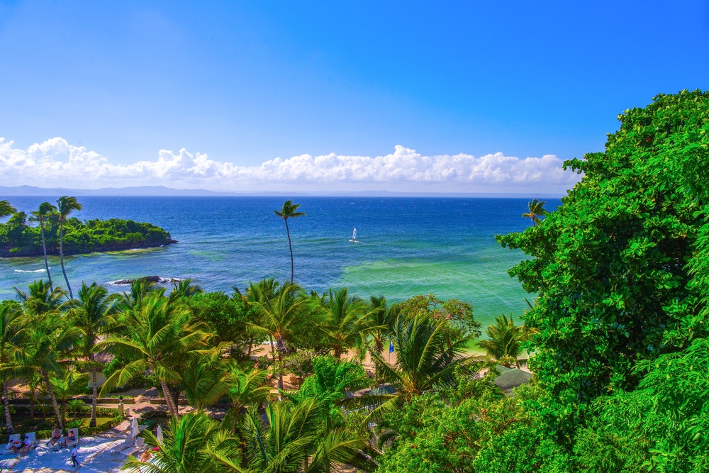Cayo Levantado sala Dominikos Respublikoje