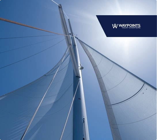 Лого на компанията за чартъри на яхти на Waypoints